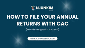 How to file your annual returns with CAC